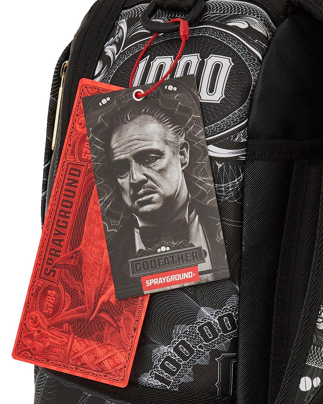 Sprayground Popular | STRICTLY BUSINESS BACKPACK - THE GODFATHER COLLAB