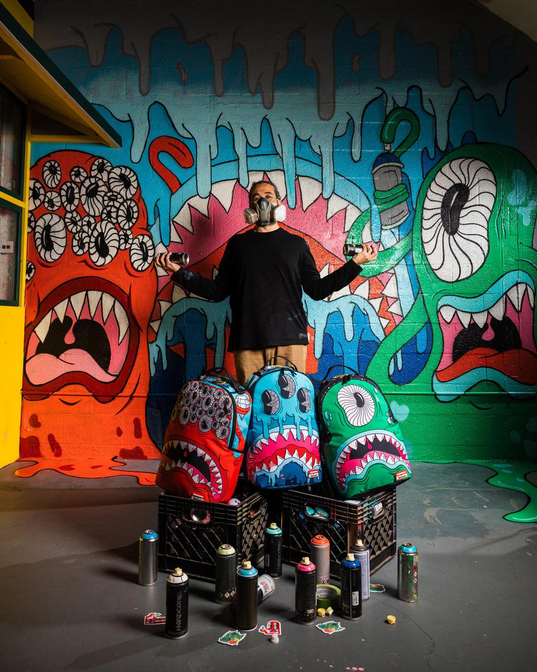 Sprayground Essential | JORGE RODRIGUEZ THE ARTIST COLLAB BOB SHARK BACKPACK