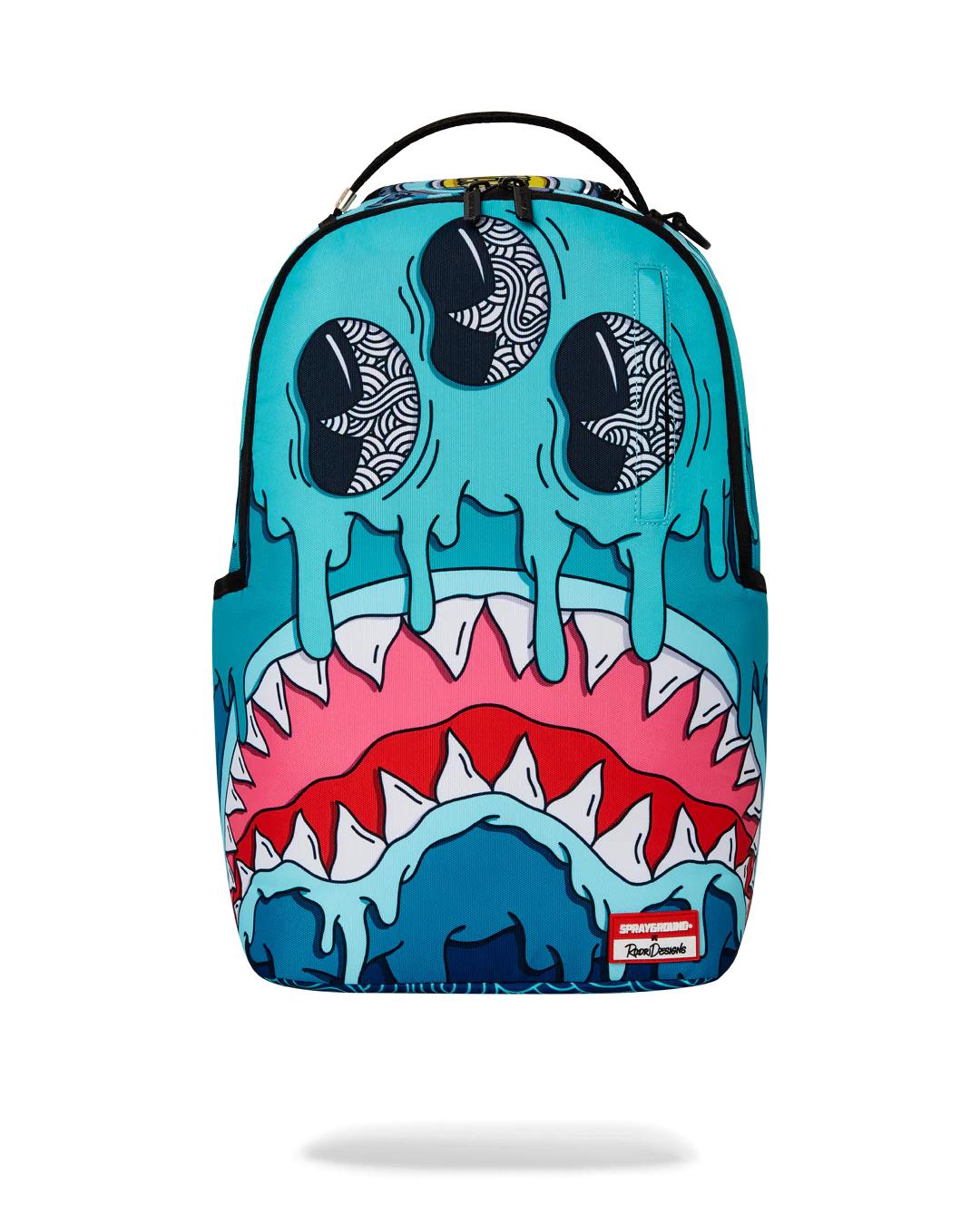 Sprayground Premium | JORGE RODRIGUEZ THE ARTIST COLLAB DRIPS SHARKS BACKPACK