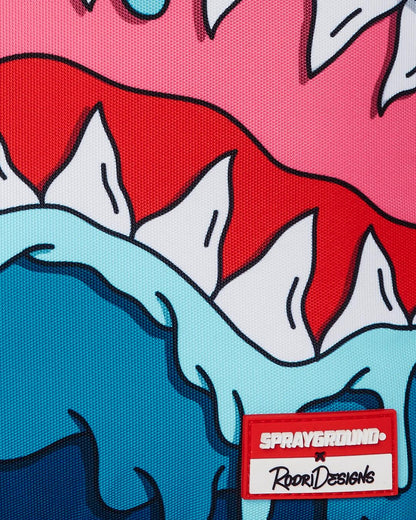 Sprayground Premium | JORGE RODRIGUEZ THE ARTIST COLLAB DRIPS SHARKS BACKPACK