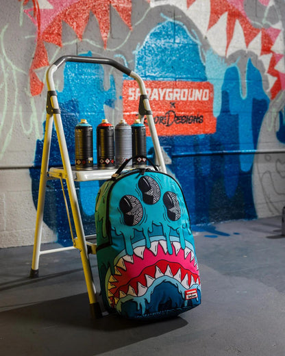 Sprayground Premium | JORGE RODRIGUEZ THE ARTIST COLLAB DRIPS SHARKS BACKPACK
