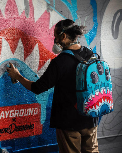 Sprayground Premium | JORGE RODRIGUEZ THE ARTIST COLLAB DRIPS SHARKS BACKPACK