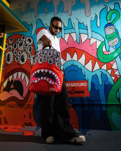Sprayground New | JORGE RODRIGUEZ THE ARTIST COLLAB BLINKY SHARK BACKPACK