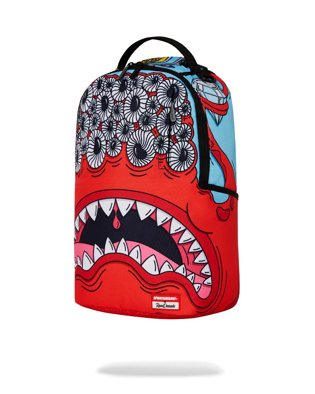 Sprayground New | JORGE RODRIGUEZ THE ARTIST COLLAB BLINKY SHARK BACKPACK
