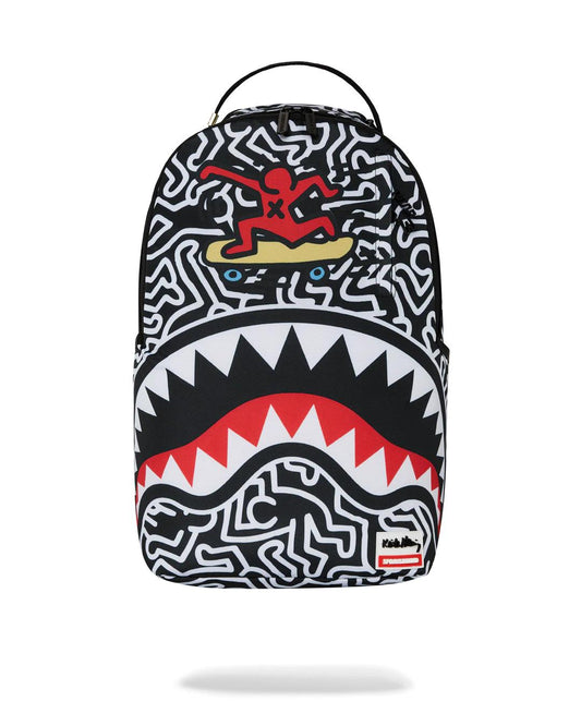 Sprayground Featured | KEITH HARING SKATER SHARK DLXSR BACKPACK