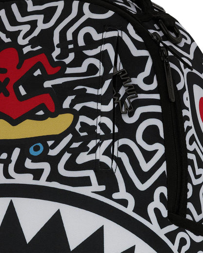 Sprayground Featured | KEITH HARING SKATER SHARK DLXSR BACKPACK