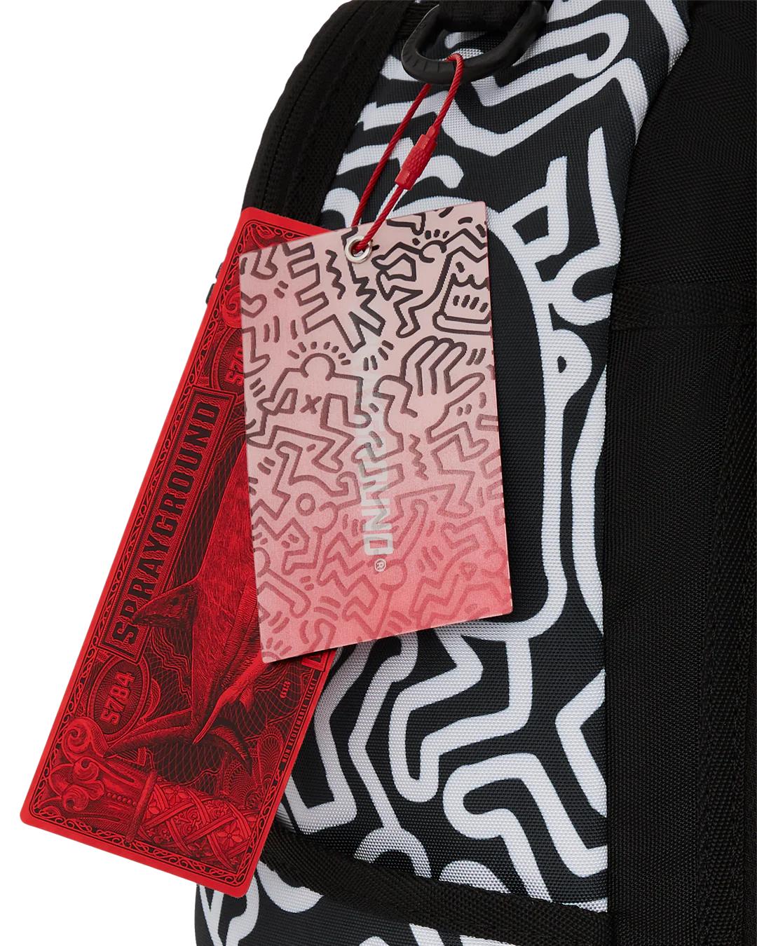 Sprayground Featured | KEITH HARING SKATER SHARK DLXSR BACKPACK
