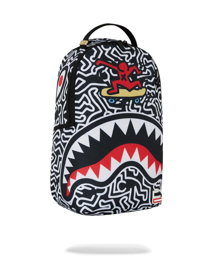 Sprayground Featured | KEITH HARING SKATER SHARK DLXSR BACKPACK