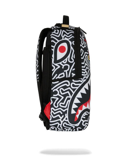Sprayground Featured | KEITH HARING SKATER SHARK DLXSR BACKPACK