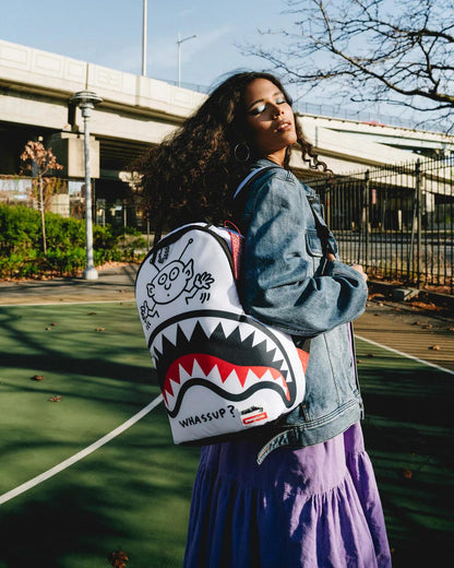 Sprayground Popular | KEITH HARING WHASSUP ALIEN DLX BACKPACK