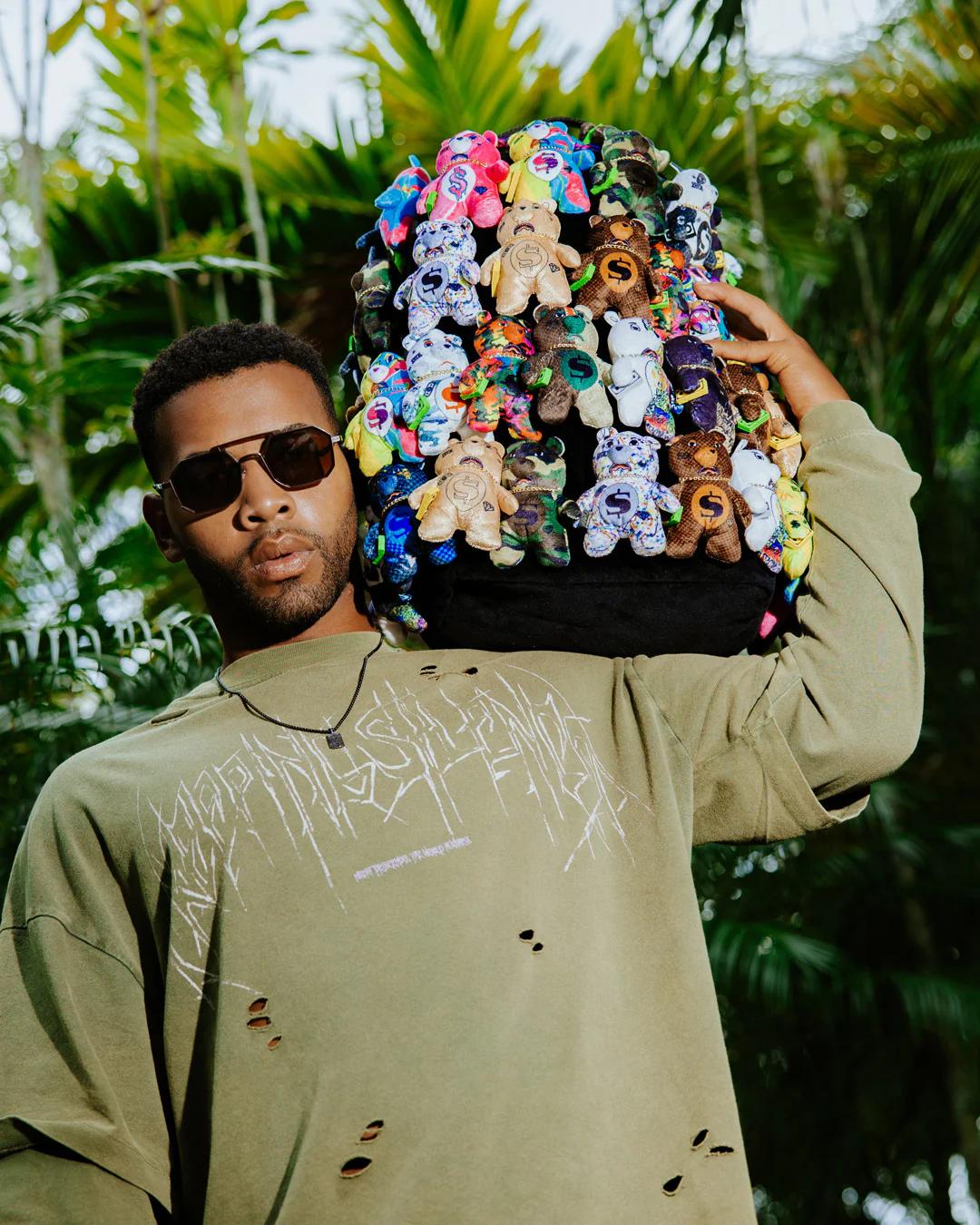 Sprayground Best Seller | PACK OF BEARS REAL PLUSH BEARS RUNWAY PIECE BACKPACK - SUPER EXCLUSIVE