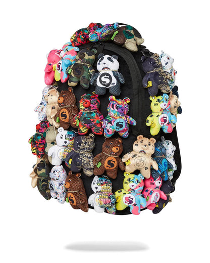 Sprayground Best Seller | PACK OF BEARS REAL PLUSH BEARS RUNWAY PIECE BACKPACK - SUPER EXCLUSIVE