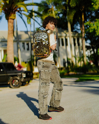 Sprayground Recommended | HAND MADE MIRROR SHARK BURST - SUPER EXCLUSIVE