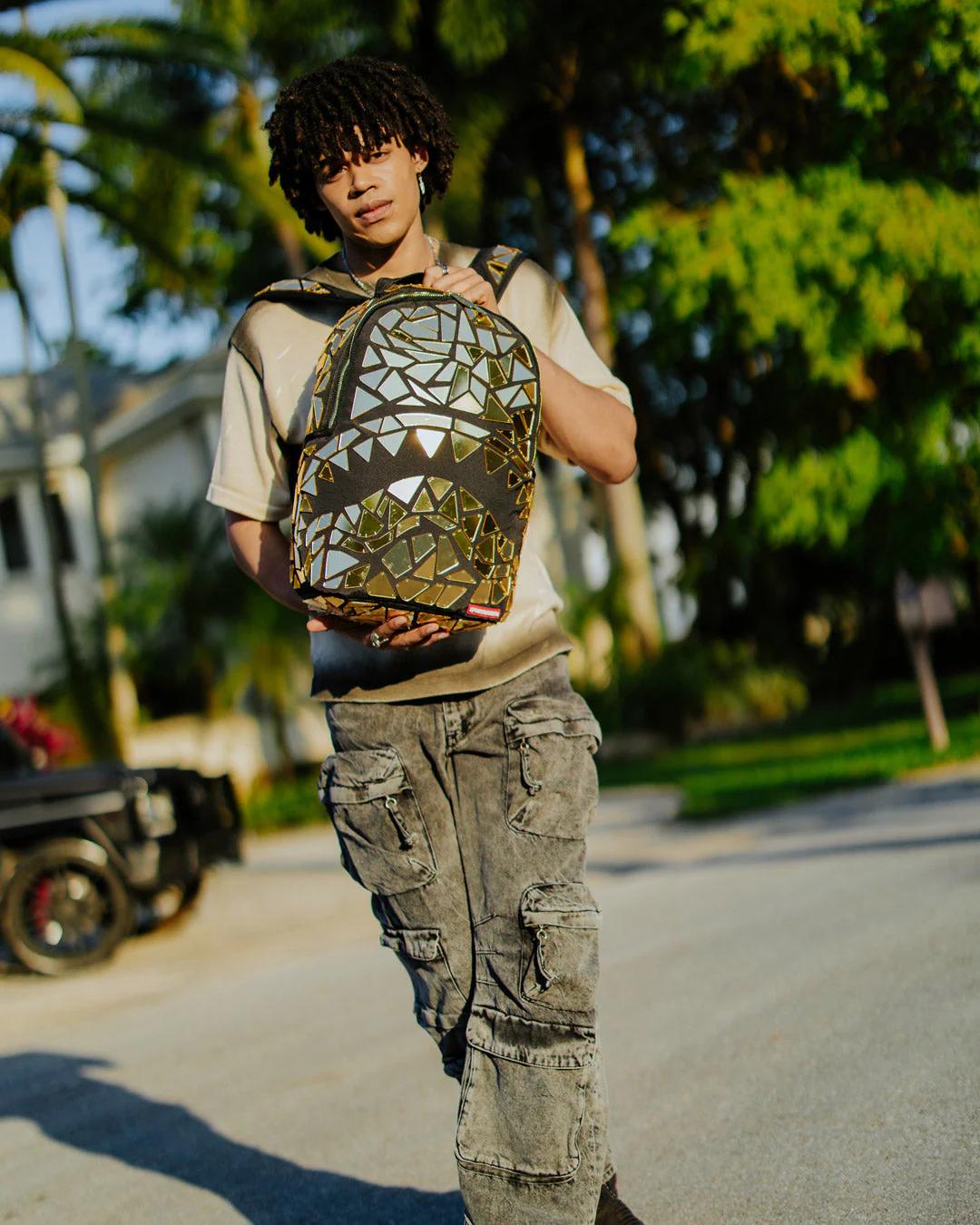 Sprayground Recommended | HAND MADE MIRROR SHARK BURST - SUPER EXCLUSIVE