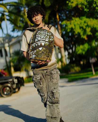Sprayground Recommended | HAND MADE MIRROR SHARK BURST - SUPER EXCLUSIVE