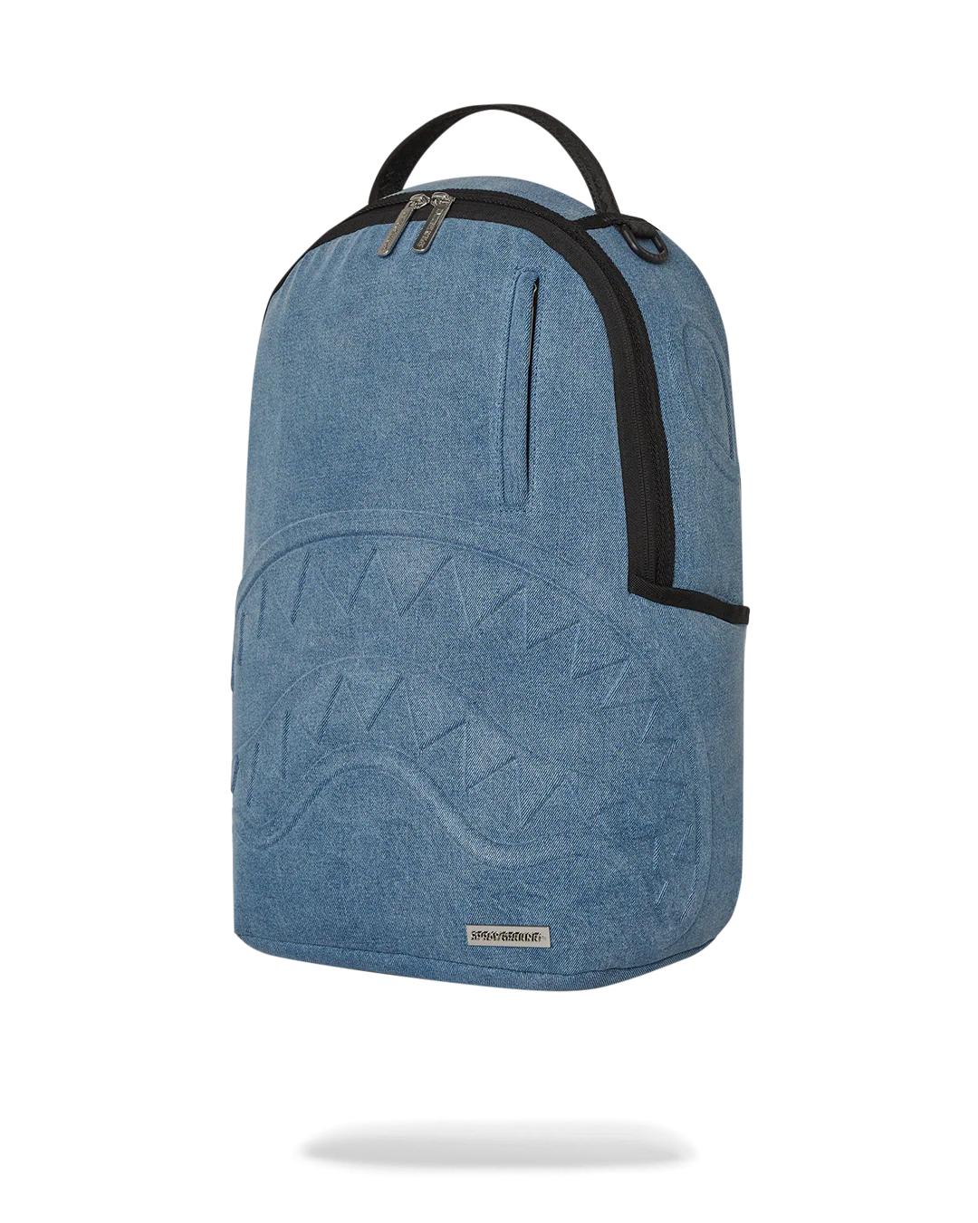Sprayground Classic | STONE WASH 3D SHARK BACKPACK