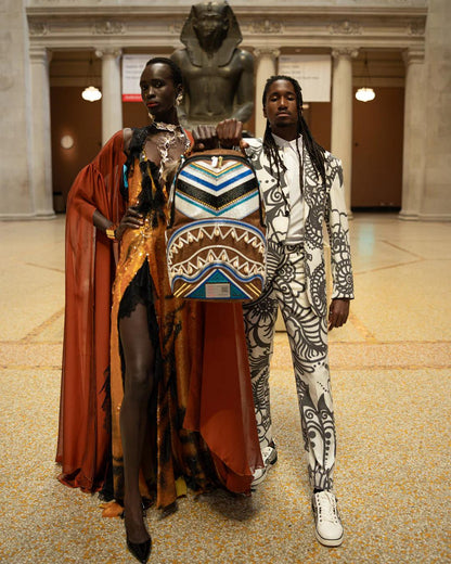 Sprayground Trending | THE MET KUBA KINGDOM HEADDRESS BACKPACK