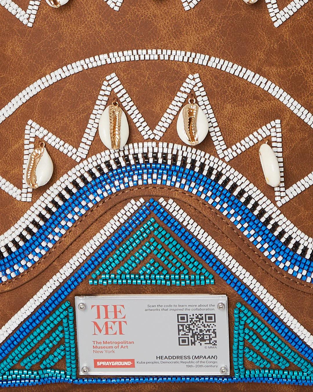 Sprayground Trending | THE MET KUBA KINGDOM HEADDRESS BACKPACK