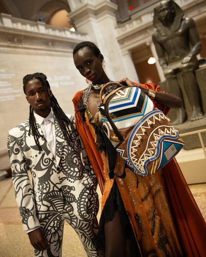 Sprayground Trending | THE MET KUBA KINGDOM HEADDRESS BACKPACK