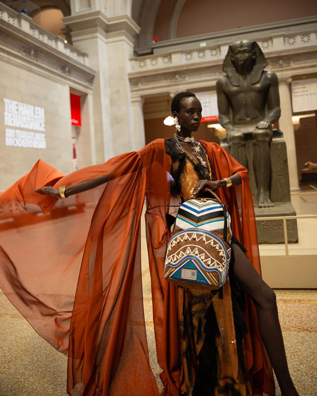 Sprayground Trending | THE MET KUBA KINGDOM HEADDRESS BACKPACK