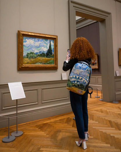 Sprayground Recommended | THE MET VAN GOGH WHEAT FIELD WITH CYPRESSES BACKPACK