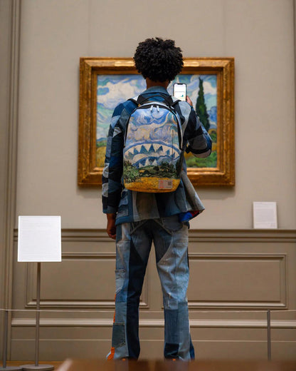 Sprayground Recommended | THE MET VAN GOGH WHEAT FIELD WITH CYPRESSES BACKPACK