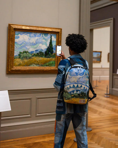 Sprayground Recommended | THE MET VAN GOGH WHEAT FIELD WITH CYPRESSES BACKPACK