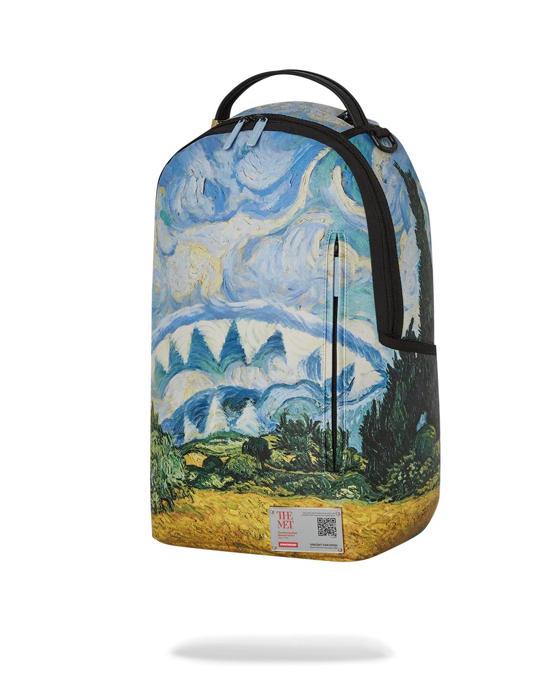 Sprayground Recommended | THE MET VAN GOGH WHEAT FIELD WITH CYPRESSES BACKPACK
