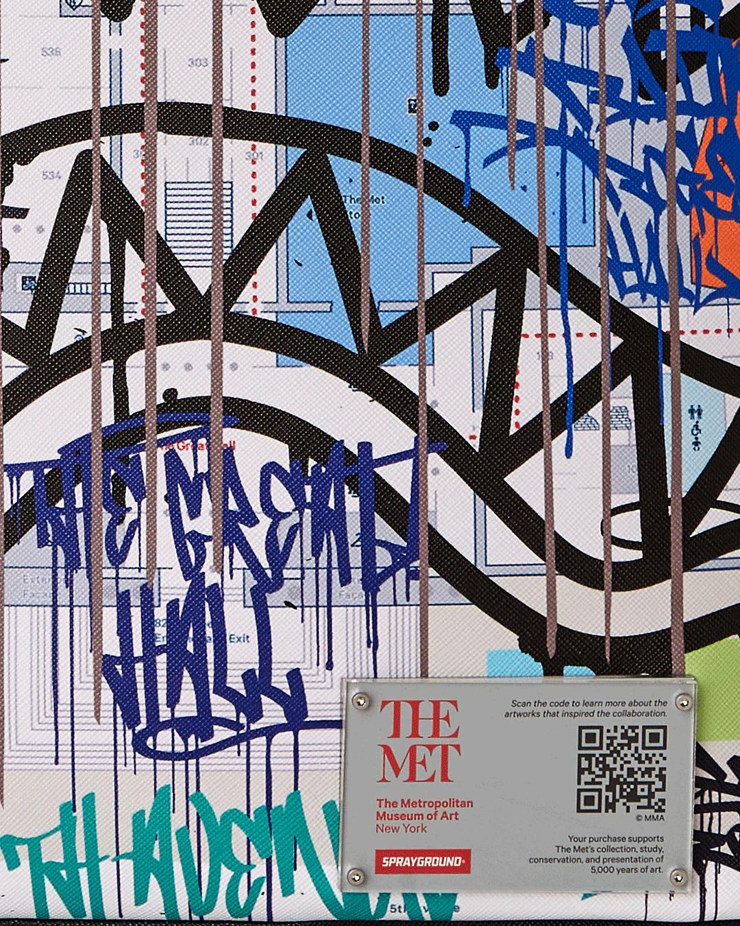 Sprayground Essential | THE MET MAP ONE BACKPACK