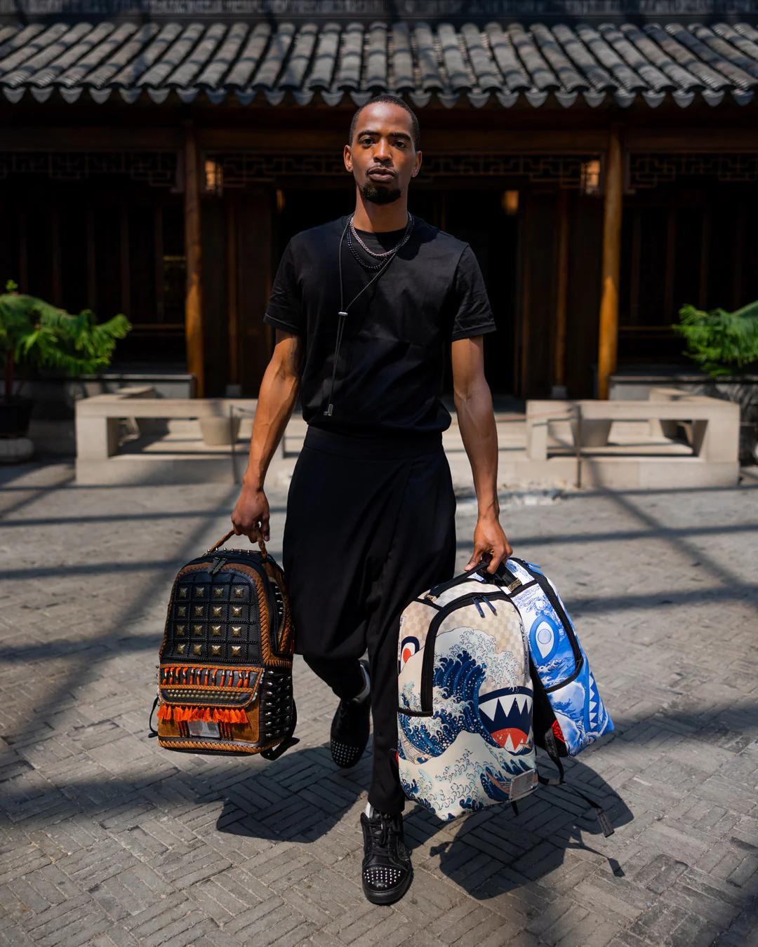 Sprayground Premium | THE MET HOKUSAI GREAT WAVE BACKPACK