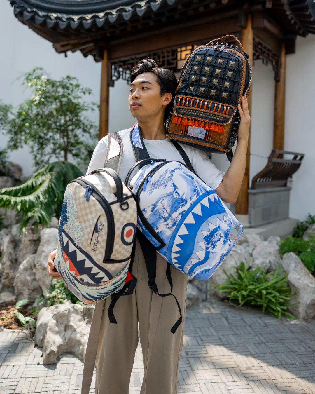 Sprayground Premium | THE MET HOKUSAI GREAT WAVE BACKPACK