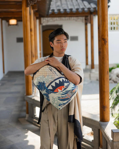 Sprayground Premium | THE MET HOKUSAI GREAT WAVE BACKPACK