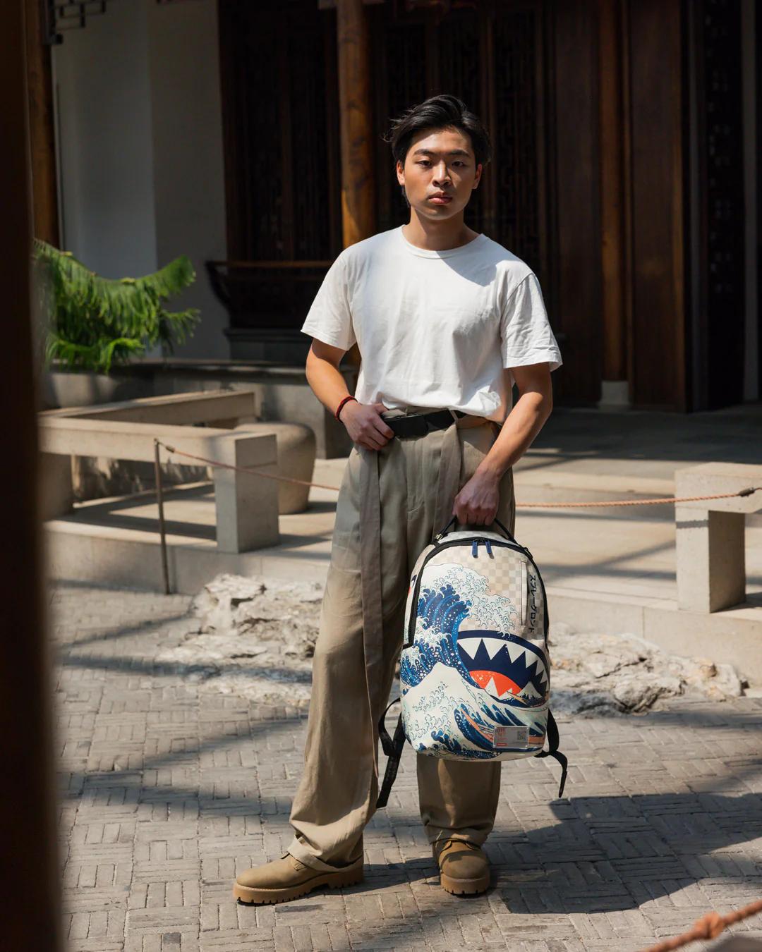 Sprayground Premium | THE MET HOKUSAI GREAT WAVE BACKPACK