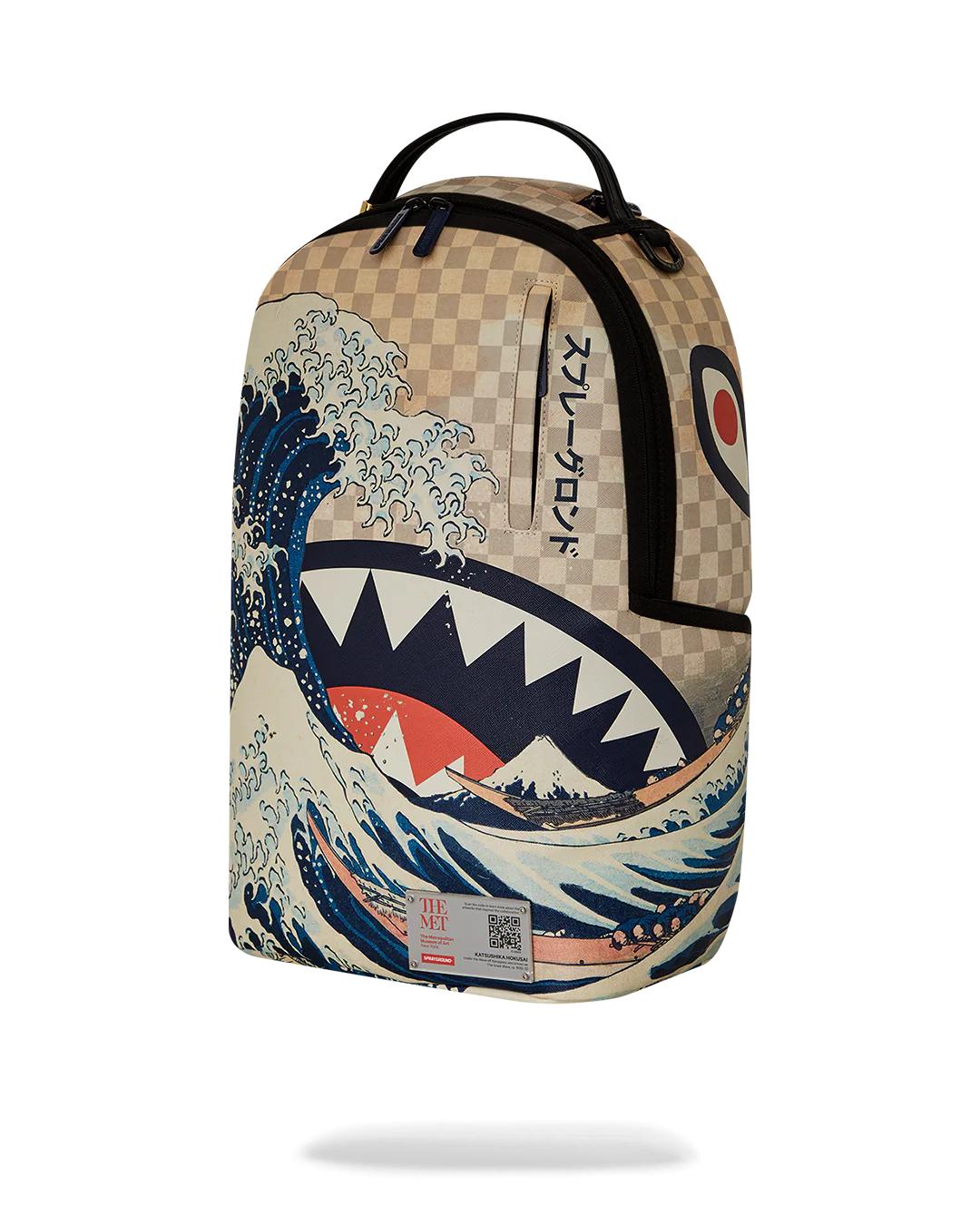 Sprayground Premium | THE MET HOKUSAI GREAT WAVE BACKPACK